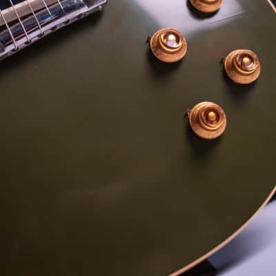 Gibson Custom M2M '54 Les Paul, Olive Drab, Ultra Light Aged image 7