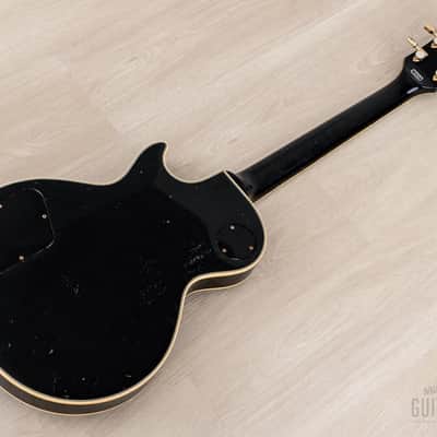 1985 Greco EGC68-500 Custom Black Beauty Vintage Guitar w/ Screamin PAFs & Case, Japan Fujigen image 13