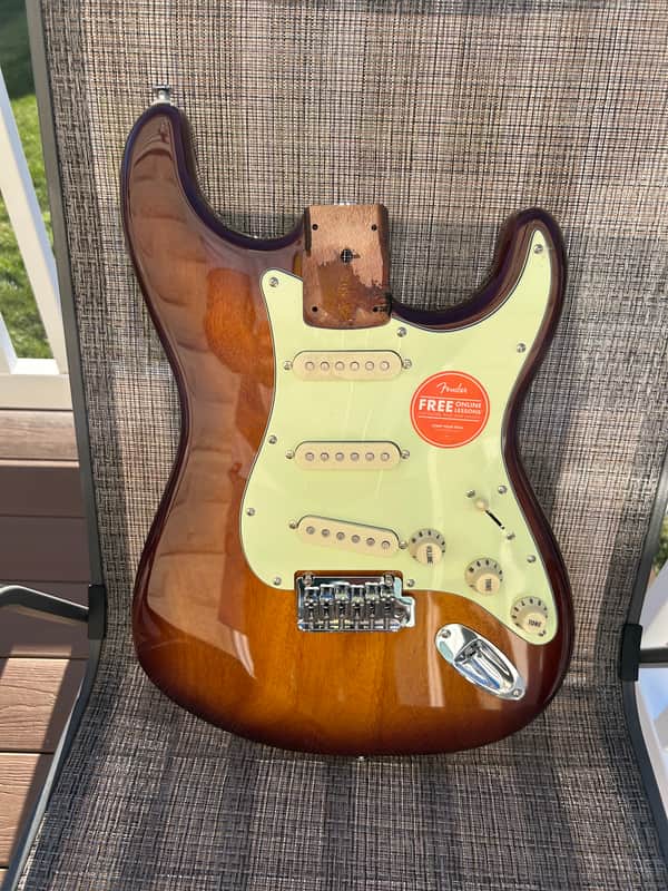 Squier Affinity Stratocaster new old stock body 2021 - Honey burst image 1