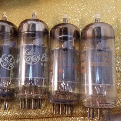 G.E ONE (1) 12BH7A tNOS AT1000 TESTED Balanced! PI Vacuum Tube T3 curved plate small etch 12BH7 dual triode 1961-1968 image 7