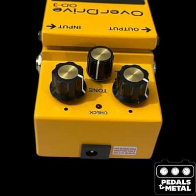 Boss OD-3 OverDrive (Silver Label) 1997 - Present - Yellow - X18553 image 3