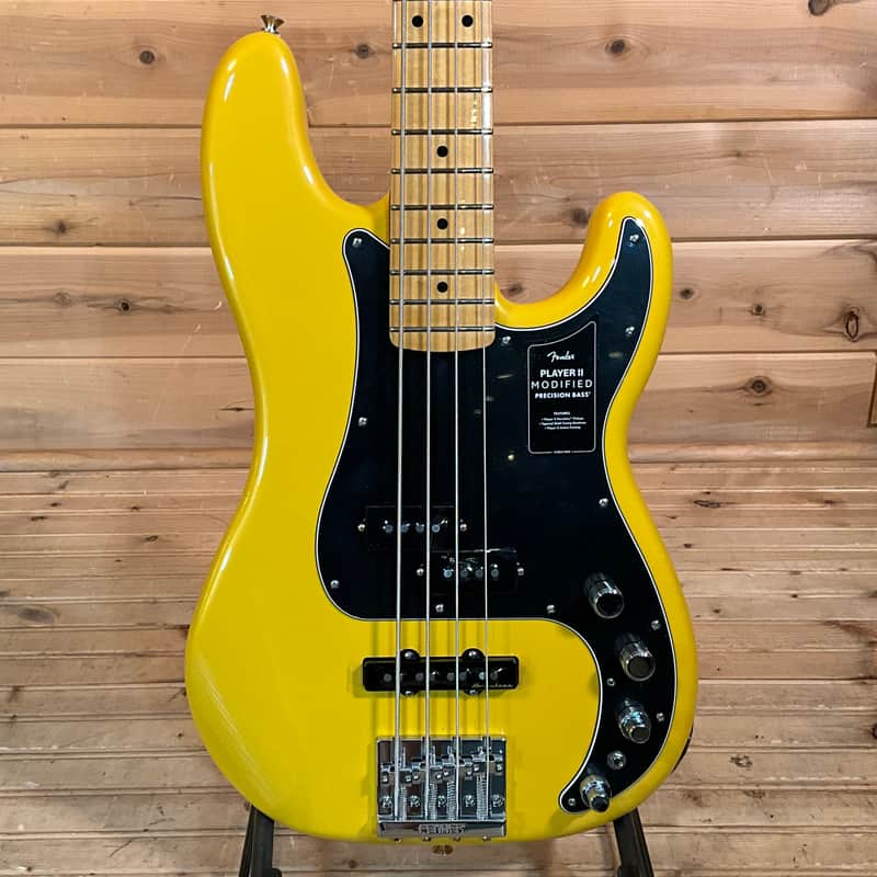 Fender Player II Modified Active Precision Bass Electric Bass Guitar - Sunshine Yellow image 1