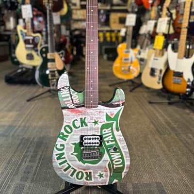 Squier Rolling Rock Town Fair "Collectors Edition" Stratocaster USED image 1