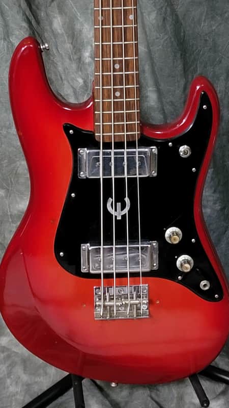 VINTAGE 1970-74 Epiphone ET-280 Bass Guitar - Cherryburst Beauty! image 1