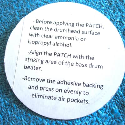 Evans Bass Drum Head Patch image 2