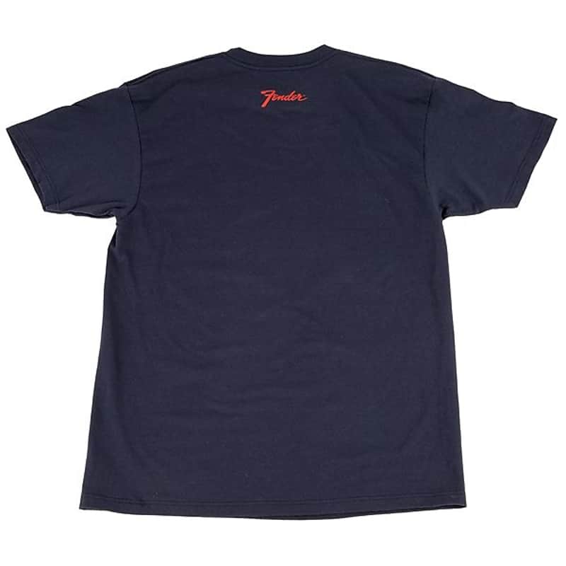 Fender Guitars and Amps Logo T-Shirt, Navy, L 2016 image 3