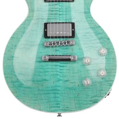 Gibson Les Paul Modern Figured Electric Guitar - Seafoam Green image 2