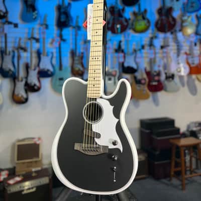 Fender Limited-edition Jack White Triplesonic Acoustasonic Telecaster - Blacktop Arctic White GET PLEK'D! 145 image 6
