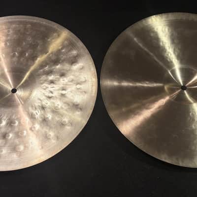 Sabian Used 15 in. Stratus Hi Hat Cymbals 955g T and 1280g B image 4