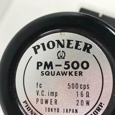 Vintage Pioneer PM-500 Compression Midrange Speaker Tweeter image 5