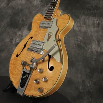 Kay Jazz II w/Barney Kessel Kleenex pickups 1960s Blonde image 13