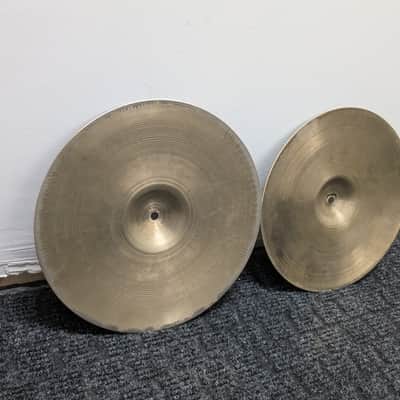 Zildjian 14" A. Zildjian '60s Stamp Hi-Hat Cymbals (Pair) 1960s - Traditional image 11