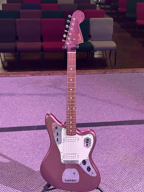1999 Fender Jaguar JG66 MH, Burgundy Mist, Matching Headstock, Non-Catalog, Order, CIJ, Japan image 1