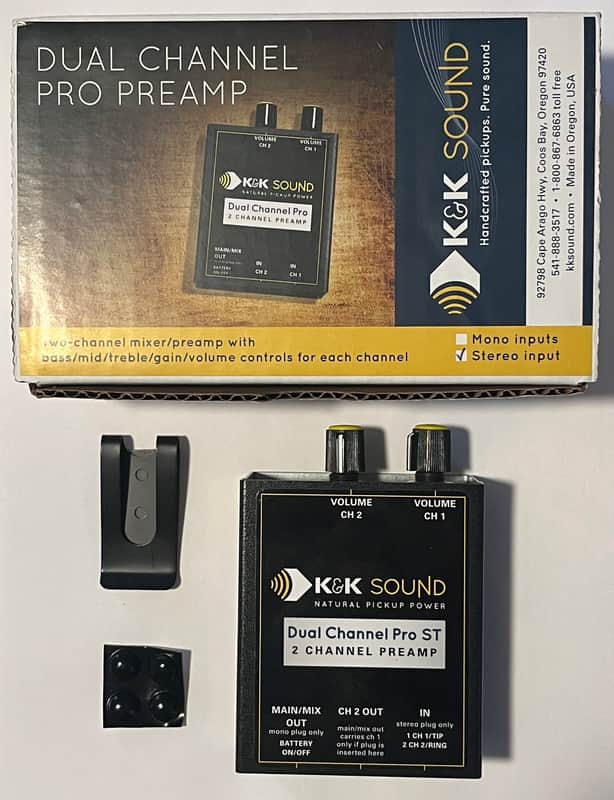 K&K Sound Dual Channel Pro Stereo Preamp 2022 image 1