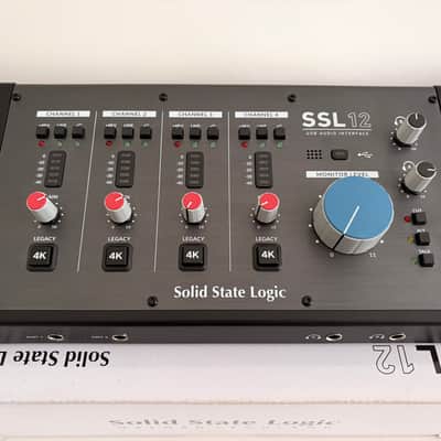 Solid State Logic SSL 12 12-Channel USB Audio Interface 2023 - Black image 2