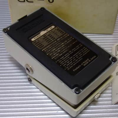 MINT Boss GE-6 Graphic Equalizer w/ Original Box & Manual / MIJ Made in Japan (Black Label) image 3