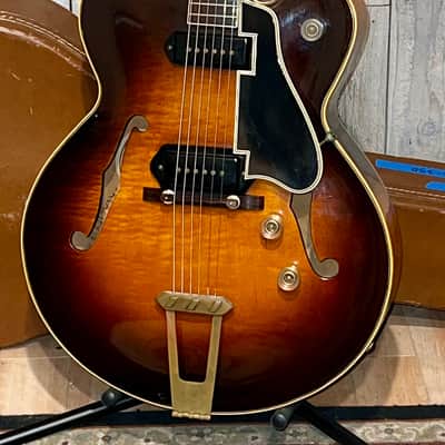 Great 1952 Gibson ES-350 Premier P-90 Archtop Jazz Guitar Sunburst, OHSC image 20