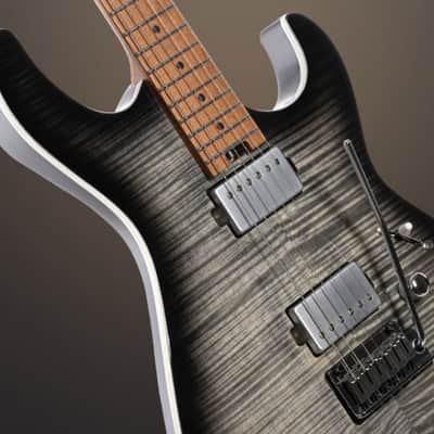 Cort G290 FAT II Electric Guitar â€“ Transparent Black Burst, Roasted Maple Neck & Fretboard, H-H Pickups image 15