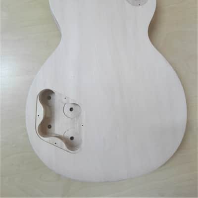 Haze  Electric Guitar DIY Kit,Solid Body w/Flame Maple Veneer E-238DIY SG image 6