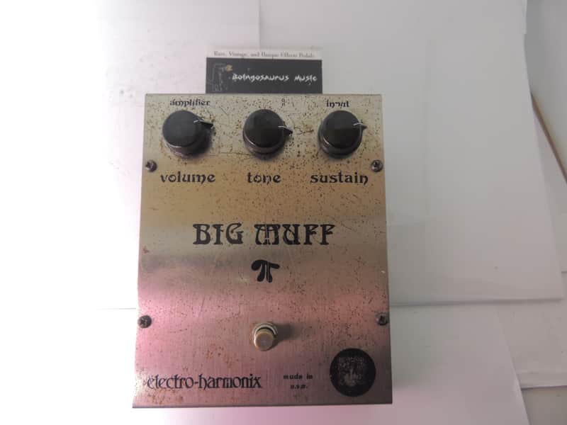 1973 Electro Harmonix Violet Ram's Head Big Muff Pi Fuzz FX Pedal