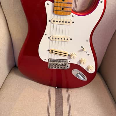 Fender Vintage Hot Rod '57 Stratocaster 2007 - 2013 - Candy Apple Red image 8