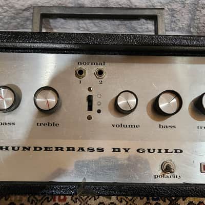 RARE! Guild Thunderbass 60 Guitar/Bass Tube Head 1971 USA image 11