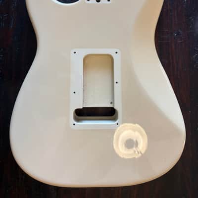 Fender American Standard Strat Plus Jeff Beck Stratocaster Body 1989 - antique white image 5