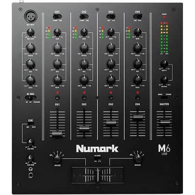 Numark M6 4-Channel USB DJ Mixer image 1