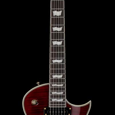 LTD EC-1000T CTM - See Thru Black Cherry #50598 (Factory Demonstration Model) image 5