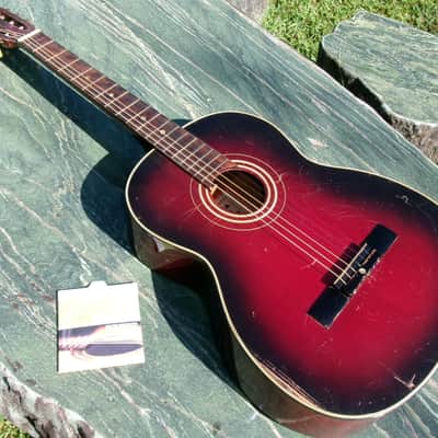 CIRCA 1963 Yamaha Nippon Gakki Dynamic Guitar No.10 Red Label image 1