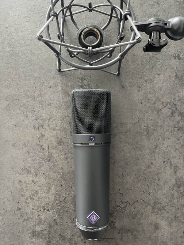 Neumann U 87 Ai mt Large Diaphragm Multipattern Condenser  Microphone 1986 - Present - Matte Black Mint! image 1
