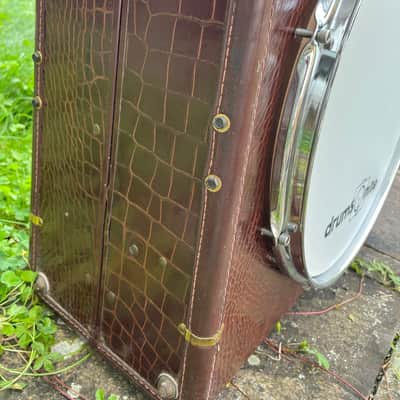 Drumsonite Vintage Samsonite Suitcase Kick Drum 16” – Unused image 10