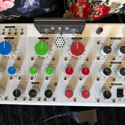 Erica Synths Bullfrog with All available options cards image 1