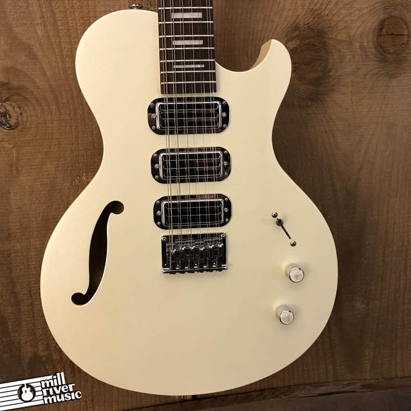 Brownsville Choirboy 12-String Electric Guitar Pearl White Metallic image 1