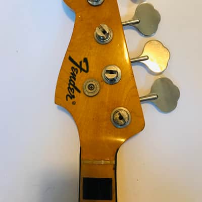 1972 Fender Jazz Bass Lefty Maple Neck Black Blocks ! 100% Original RARE! image 1