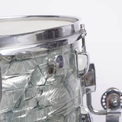 LUDWIG | CLASSIC | 1960s | "DOWNBEAT" | 3 - PIECE SHELL | + MATCHING SNARE DRUM image 11