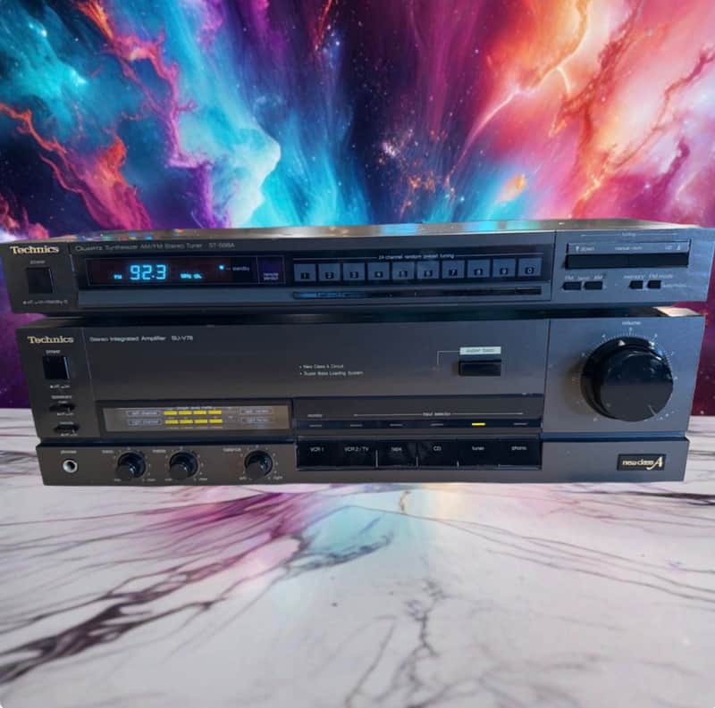 Technics SU-V78 Stereo Integrated Amplifier 100WPC+ St-S96A Tuner Fresh Service!