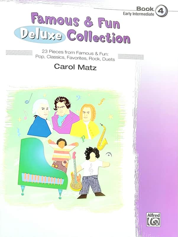 Alfred Famous & Fun Deluxe Collection - Book 4 - 23 Pieces from Famous & Fun: Pop, Classics, Favorites, Rock, Duets image 1