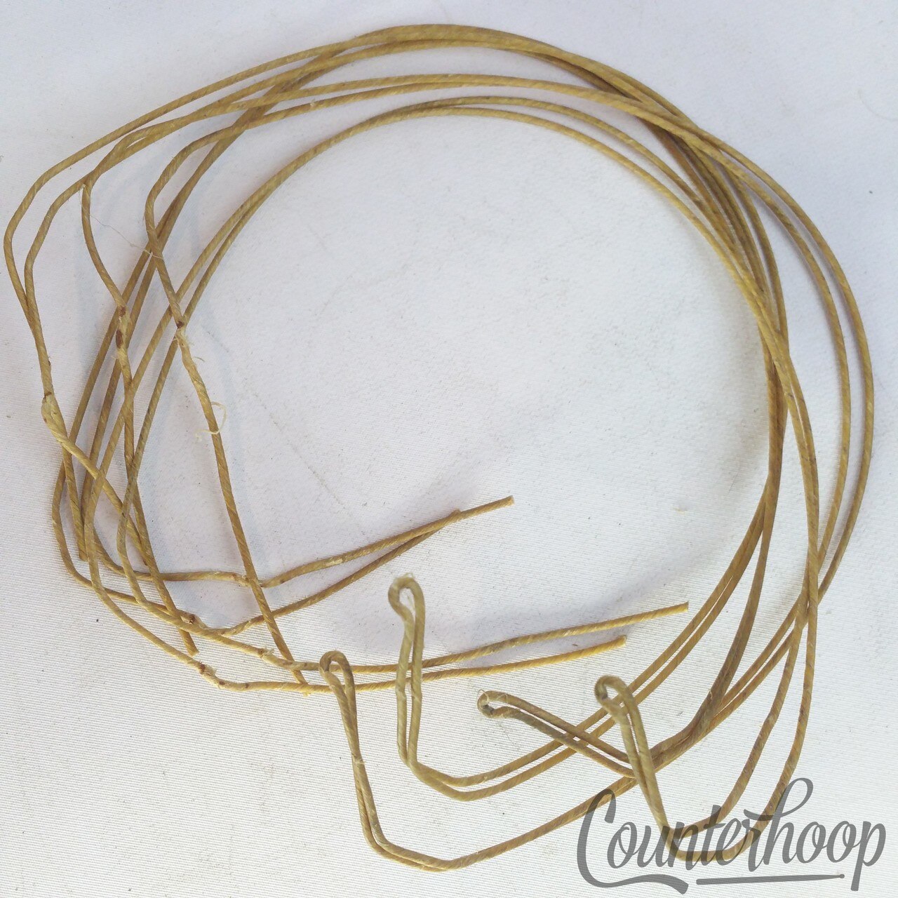 Ludwig 16" "Cat"Gut(Sheep)Natural Snare Drum Wires/8x Strands Vintage 10s Catgut — main photograph