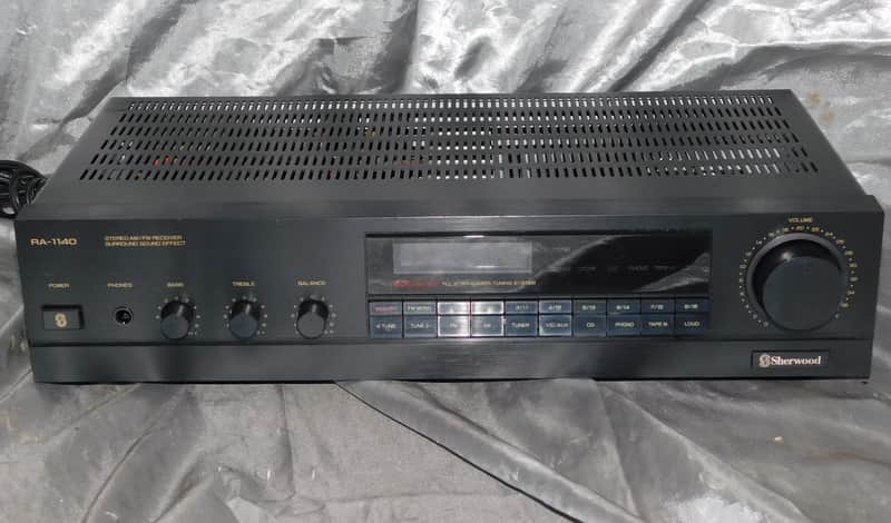 Sherwood RA-1140 stereo receiver with phono input image 1