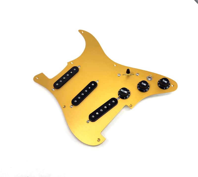 Carparelli 9-Way Strat Wiring Mod – Fully Loaded Pickguard, Vintage Single Coils, CTS Pots image 1