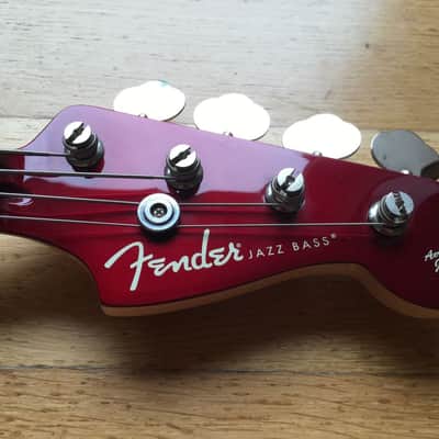 Fender Aerodyne Jazz Bass 2006-08 Old Candy Apple Red image 4