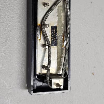 1960s Gibson Mini Humbucker For EB-3 / EB-2D - Pat # Decal - Complete With Ring image 2