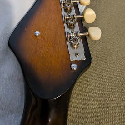Teisco/Audition 3-Pickup Guitar Vintage 1960s MIJ Sunburst/Mac DeMarco Style image 17