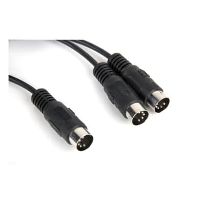 Kenton Electronics DIN SYNC Splitter Lead (Black - 2M) image 1