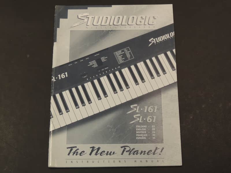Studiologic SL-161 & SL-61 Instruction Manual