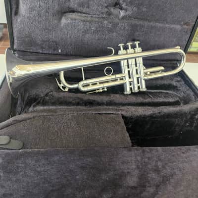 King Silvertone Trumpet Silver/Lacquer | Reverb