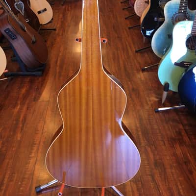 Luna Lap Steel Guitar Weissenborn Style Hawaiian Mahogany image 10