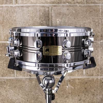 Mapex 6" x 14" Steel Black Panther Snare Drum image 1