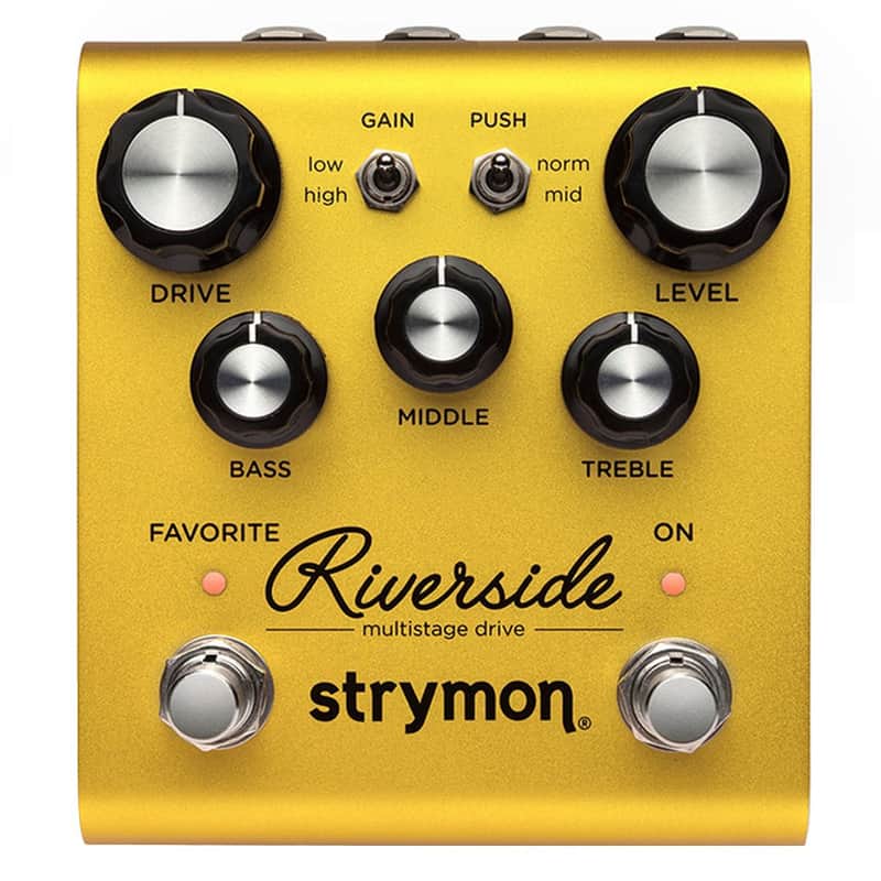 Strymon Riverside Multistage Drive Electric Guitar Effects Pedal image 1